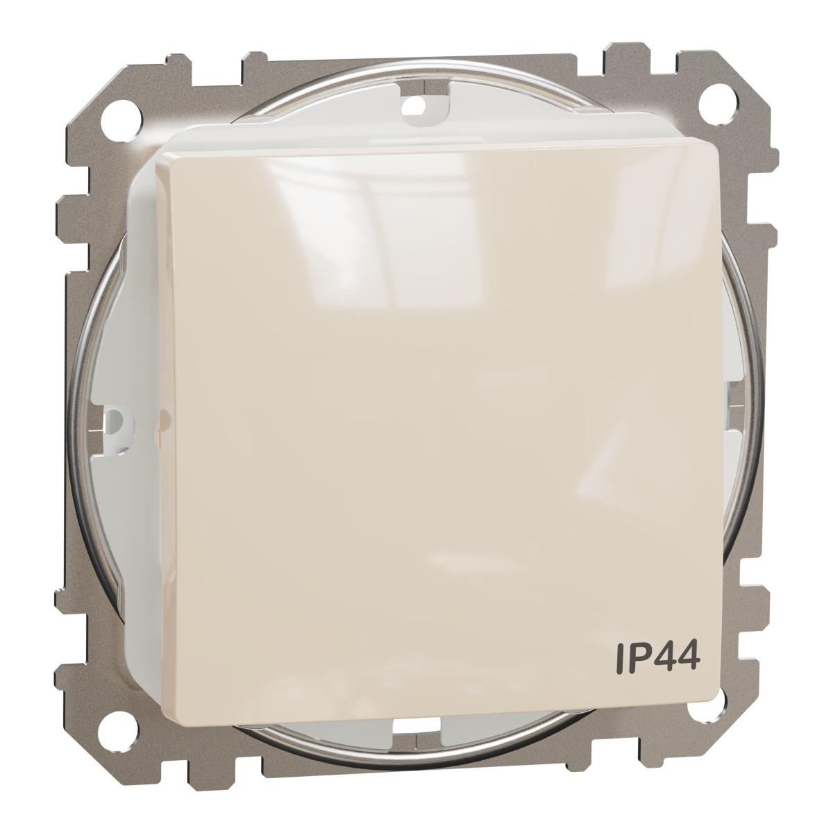 Одноклавішний перемикач IP44 Бежевий Sedna Design - Зображення shnider_SDD212106_IOP-def_WD20.jpg
