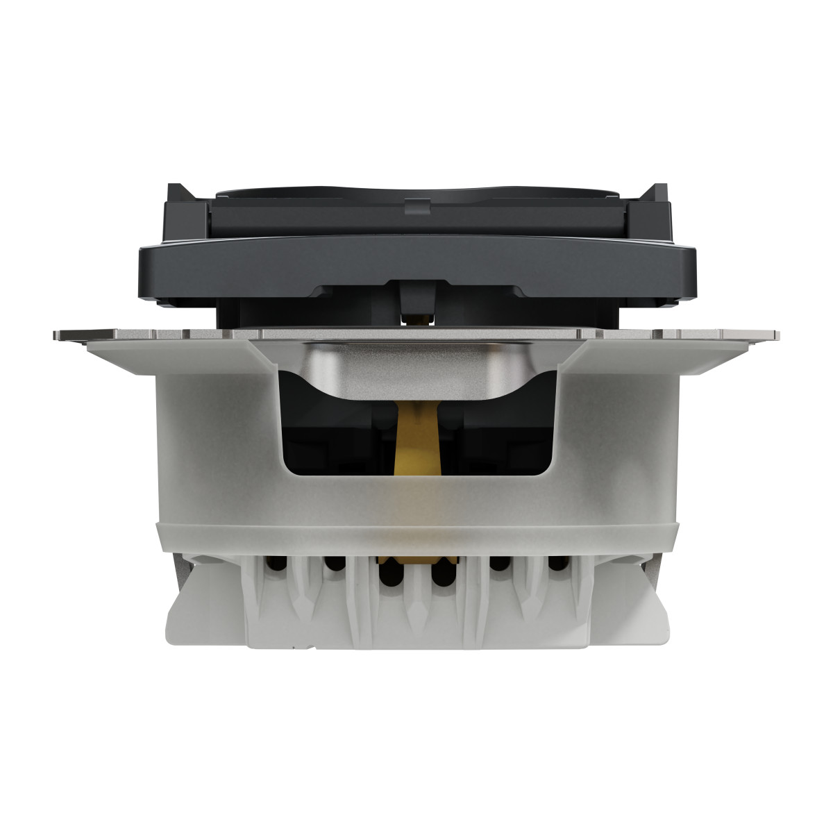 Розетка з заземлення, зі шторками, та з кришкою IP44 Чорний Sedna Design - Зображення shnider_SDD214024_IOP-bot_WD.jpg