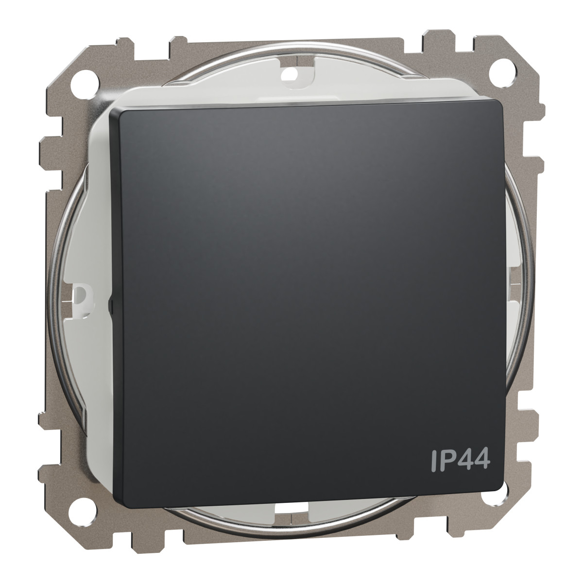 Одноклавішний перемикач IP44 Чорний Sedna Design - Зображення shnider_SDD214106_IOP-def_WD20.jpg