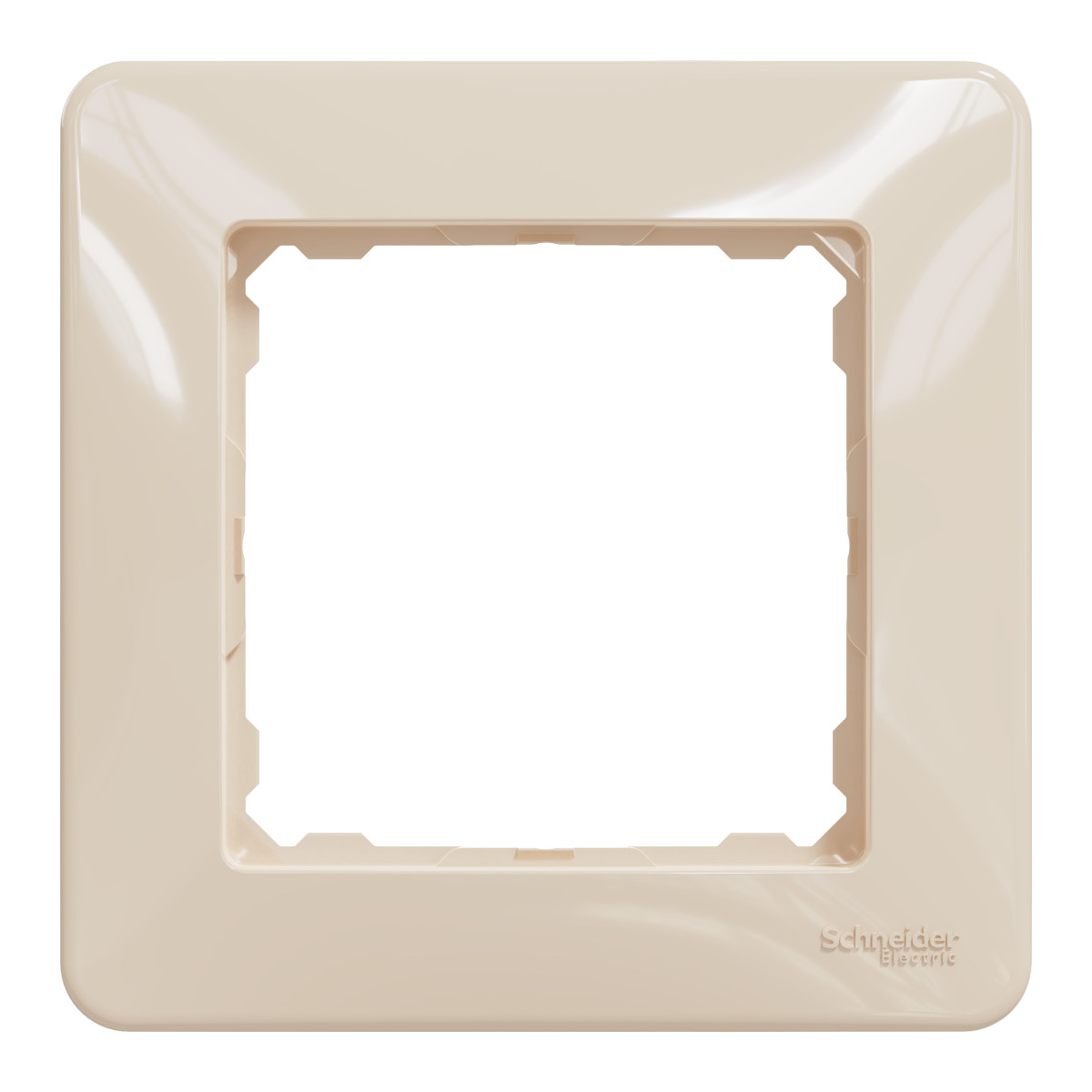 Рамка 1-постова Бежевий Sedna Design - Зображення shnider_SDD312801_IOP-front_WD20.jpg