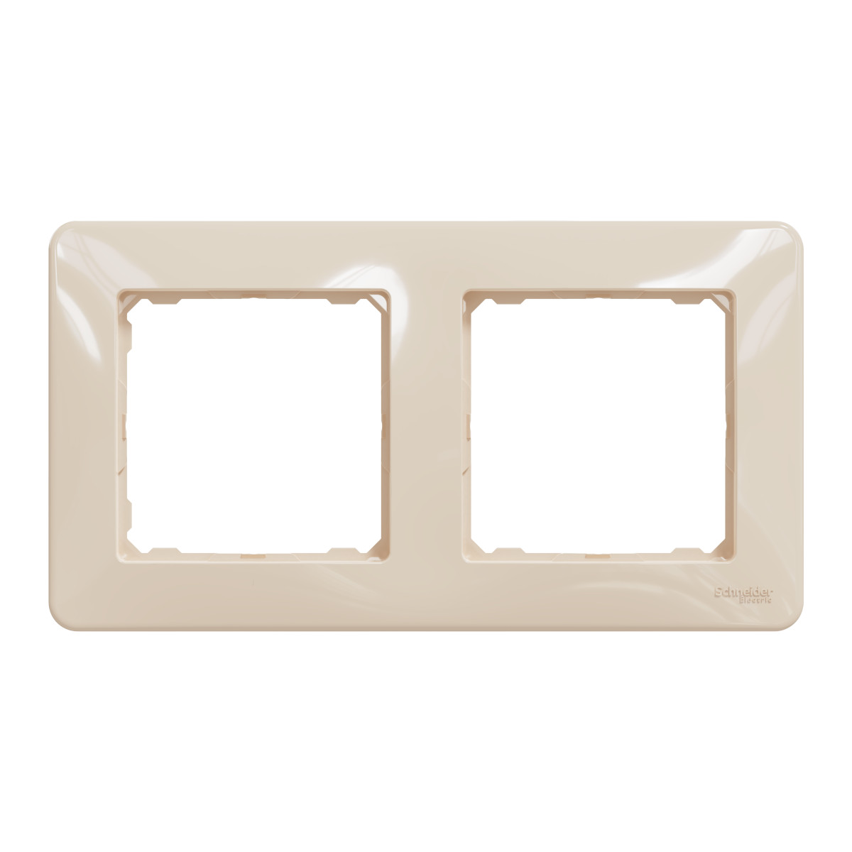 Рамка 2-постова Бежевий Sedna Design - Зображення shnider_SDD312802_IOP-front_WD20.jpg