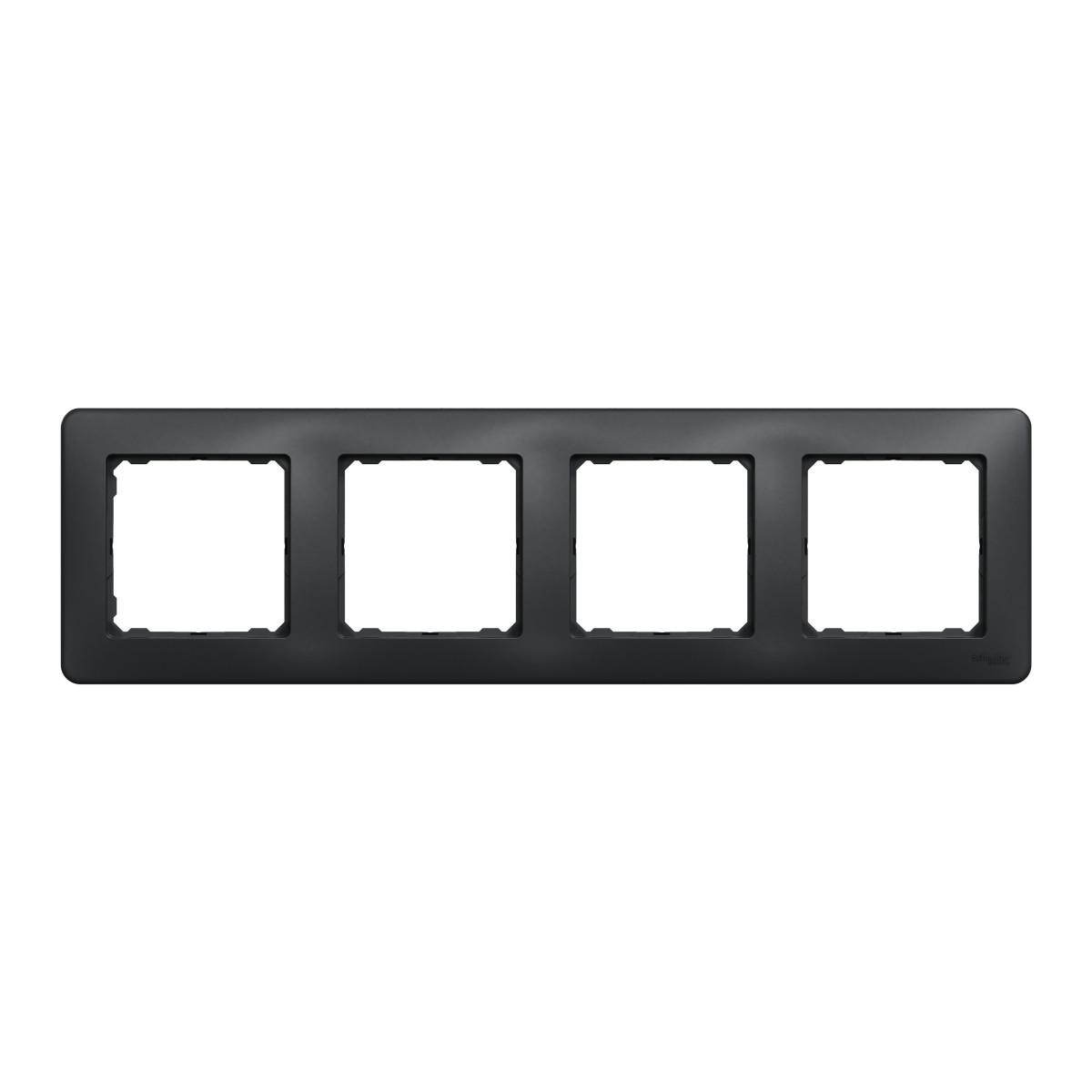 Рамка 4-постова Чорний Sedna Design - Зображення shnider_SDD314804_IOP-front_WD20.jpg