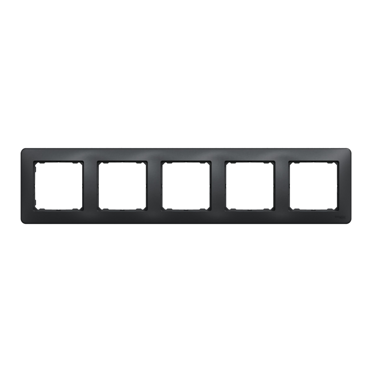 Рамка 5-постова Чорний Sedna Design - Зображення shnider_SDD314805_IOP-front_WD20.jpg