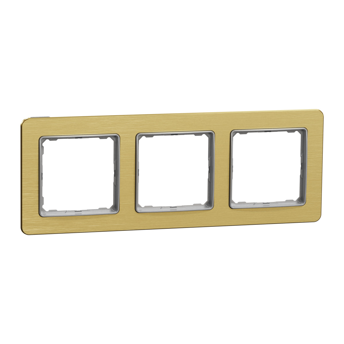Рамка 3-постова  Матове золото Sedna Elements - Зображення shnider_SDD371803_IOP-def_WD.jpg