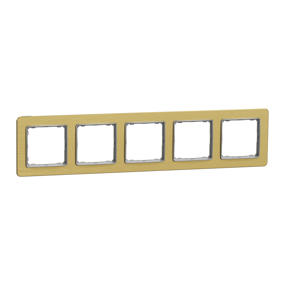 Рамка 5-постова  Матове золото Sedna Elements - Зображення shnider_SDD371805_IOP-def_WD.jpg
