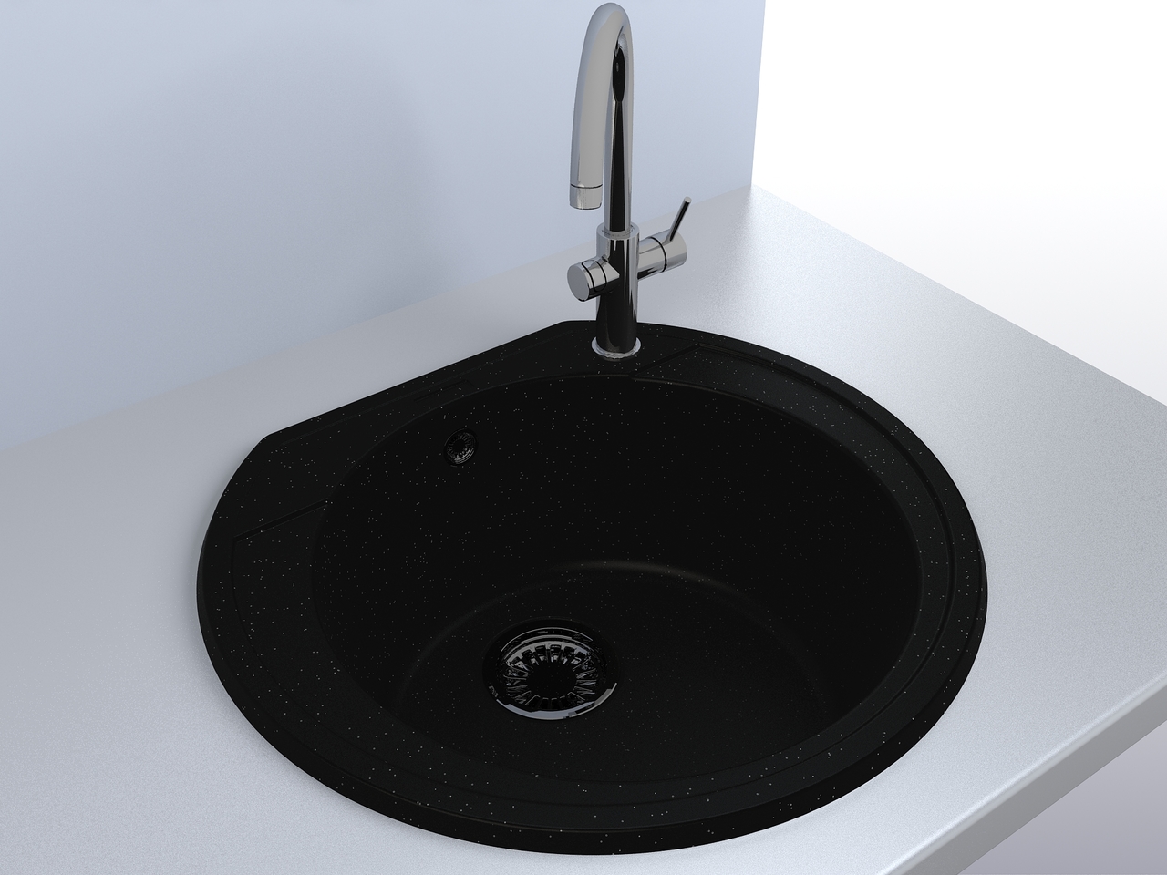 Кухонная мойка TULUZA Black, MIRAGGIO - Зображення tuluza_b-1.jpg