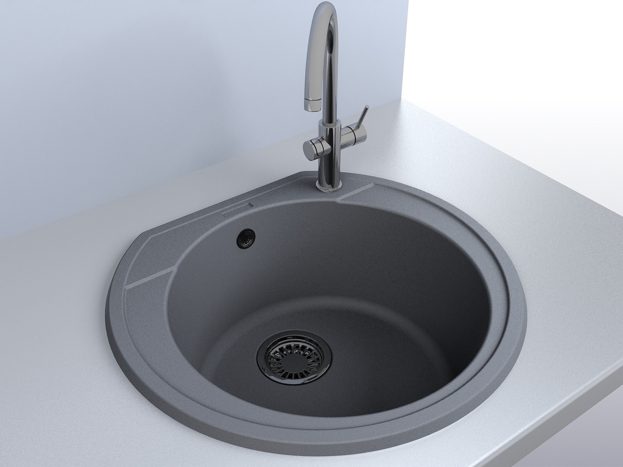 Кухонна мийка TULUZA Grey, MIRAGGIO - Зображення tuluza_g-1.jpg