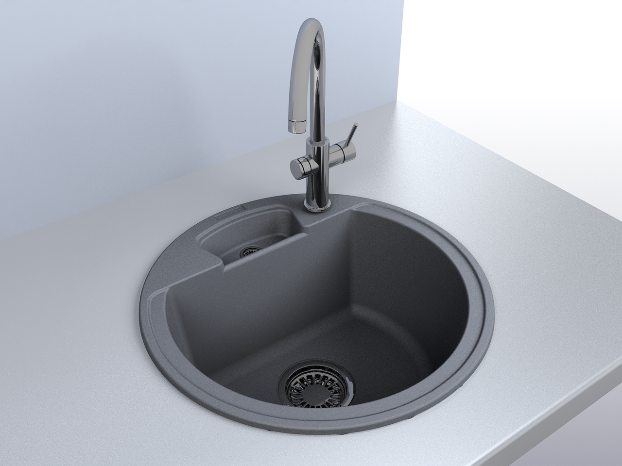 Кухонна мийка VALENCIA Grey, MIRAGGIO - Зображення valencia_g-1.jpg