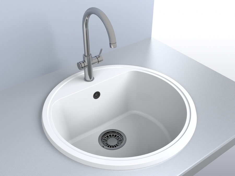 Кухонна мийка MALIBU White, MIRAGGIO - Зображення wa-1.jpg