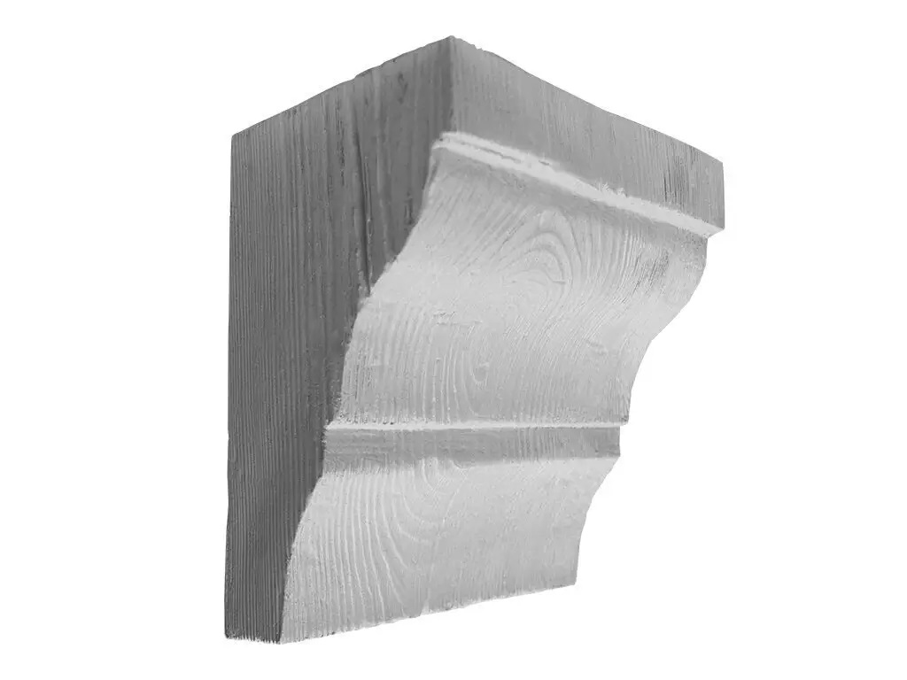 Консоль балки поліуретанової DecoWood (Модерн ED 035 classic сіра 19x13), ELITE DECOR - Зображення