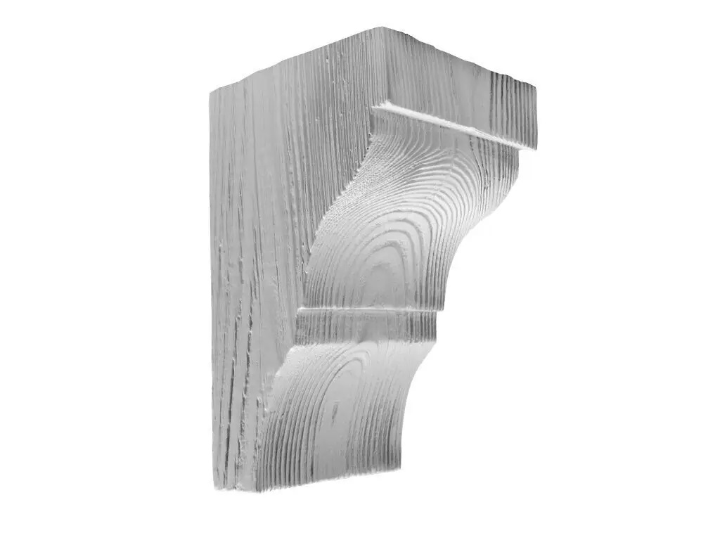 Консоль балки поліуретанової DecoWood (Модерн ED 036 classic біла 12x12), ELITE DECOR - Зображення