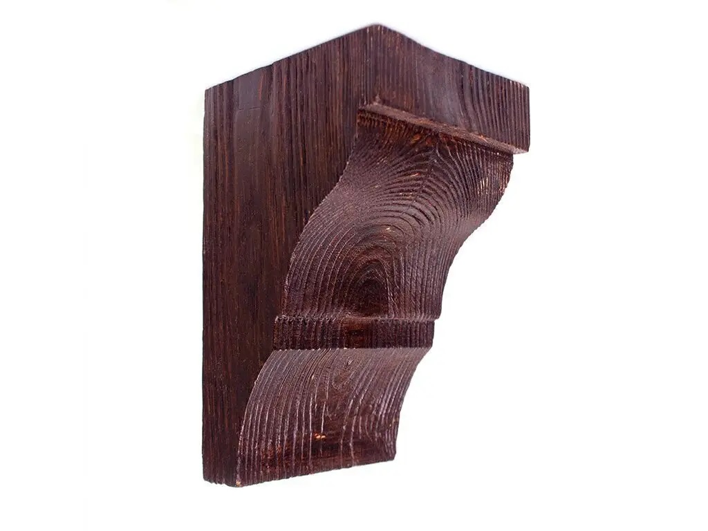 Консоль балки поліуретанової DecoWood (Модерн ED 036 classic темна 12x12), ELITE DECOR - Зображення