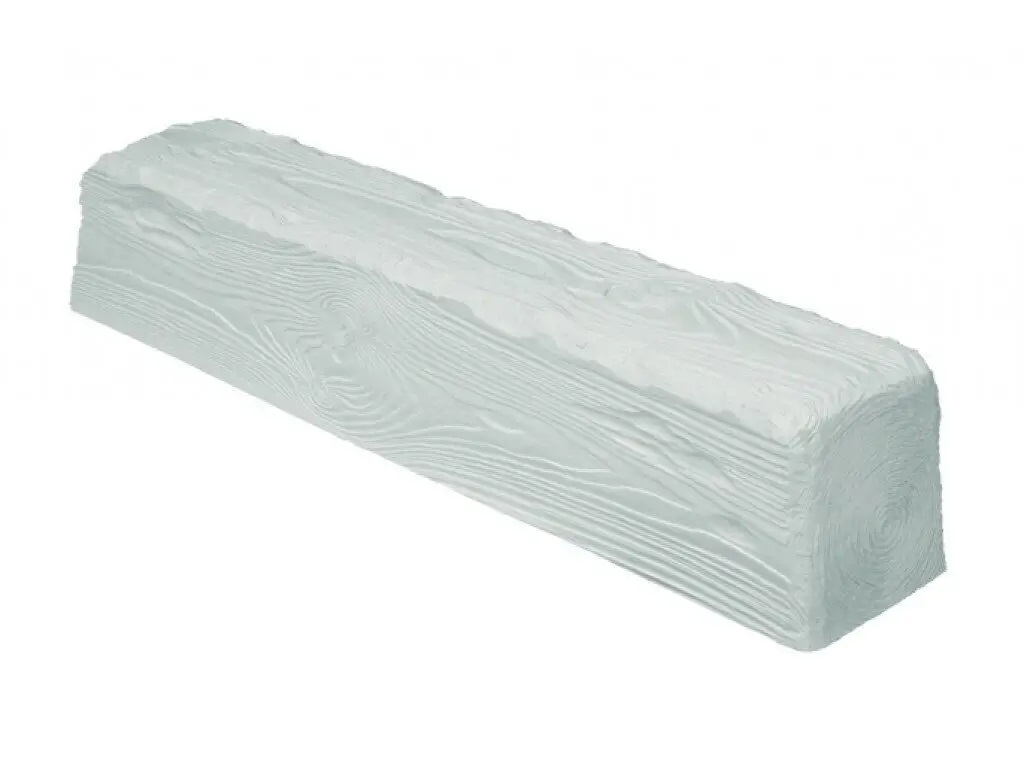 Балка поліуретанова DecoWood (Рустик EQ 006 classic біла 12x12), ELITE DECOR - Зображення