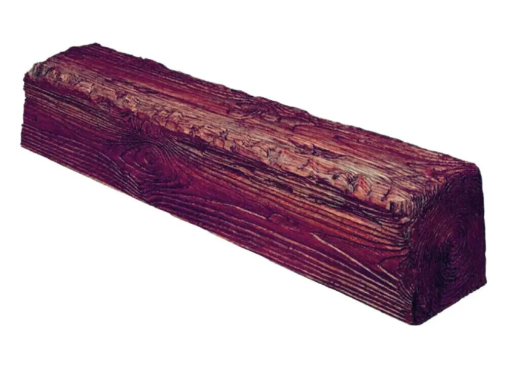 Балка поліуретанова DecoWood (Рустик EQ 007 classic червона 6x9), ELITE DECOR - Зображення Рустик_EQ_007_classic_червона_6х9.jpg