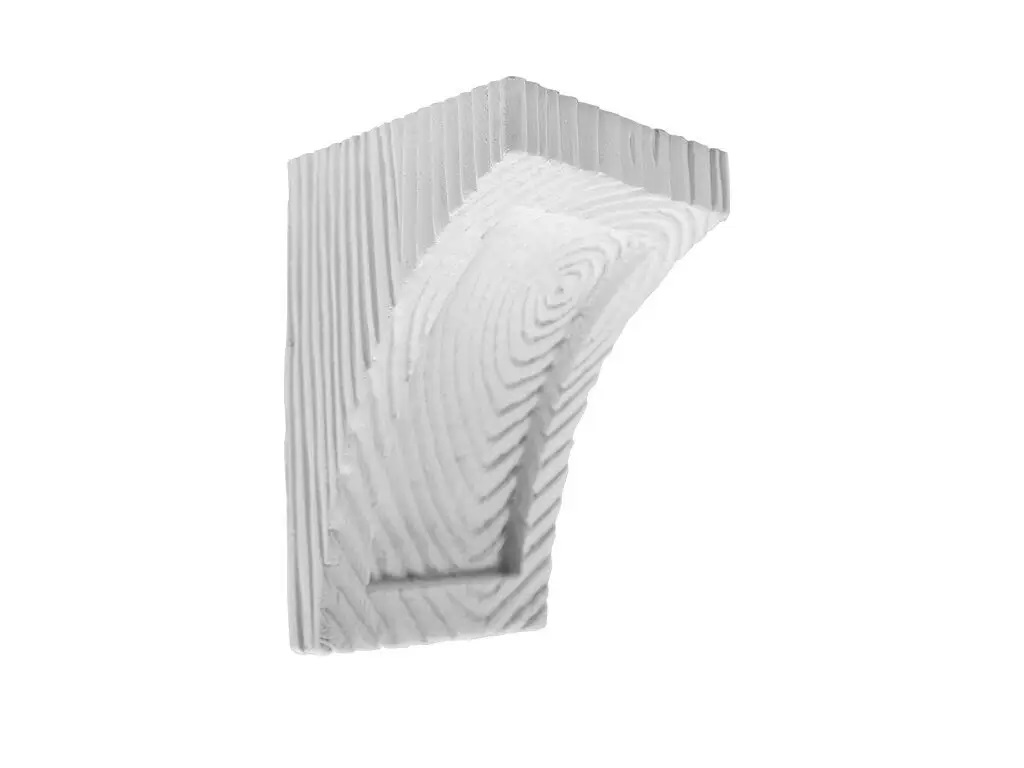 Консоль балки поліуретанової DecoWood (Рустик EQ 026 classic сіра 12x12), ELITE DECOR - Зображення