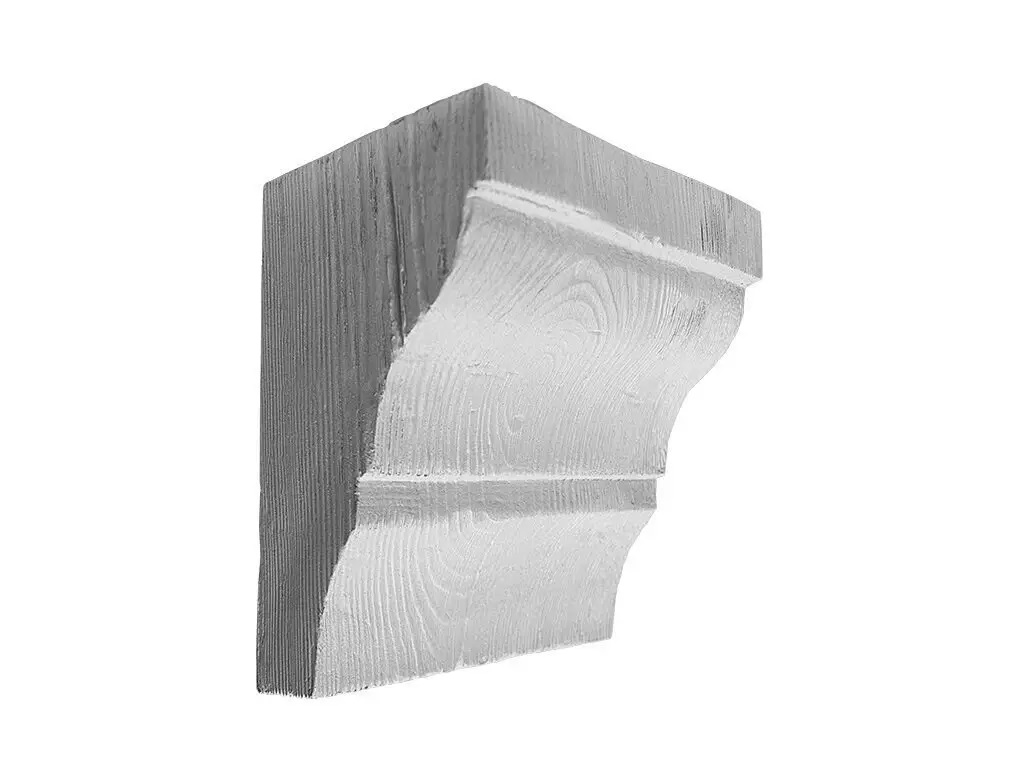 Консоль балки поліуретанової DecoWood (Рустик EQ 035 classic біла 19x13), ELITE DECOR - Зображення Рустик_EQ_035_classic_біла.jpg