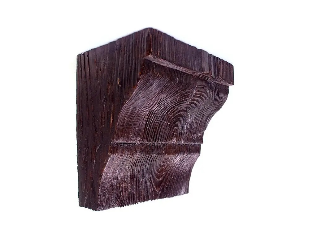 Консоль балки поліуретанової DecoWood (Рустик EQ 035 classic темна 19x13), ELITE DECOR - Зображення
