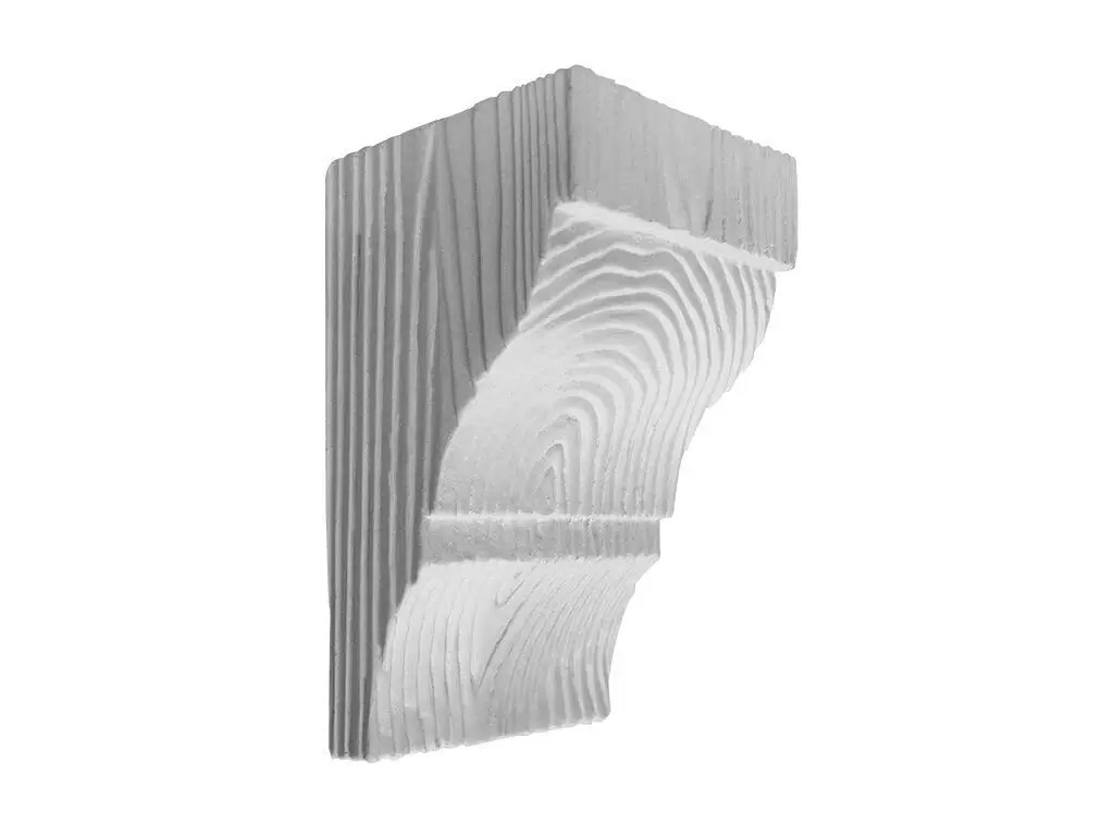 Консоль балки поліуретанової DecoWood (Рустик EQ 036 classic сіра 12x12), ELITE DECOR - Зображення