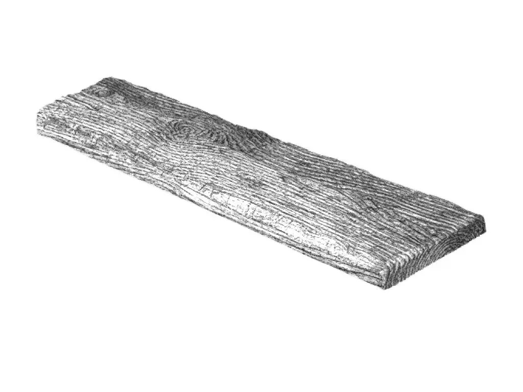 Панель поліуретанова DecoWood (Рустик ET 305 classic сіра 19x3,5), ELITE DECOR - Зображення